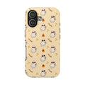 Cute Sunglasses Ghost Pattern Phone Case | Halloween candy corn autumn