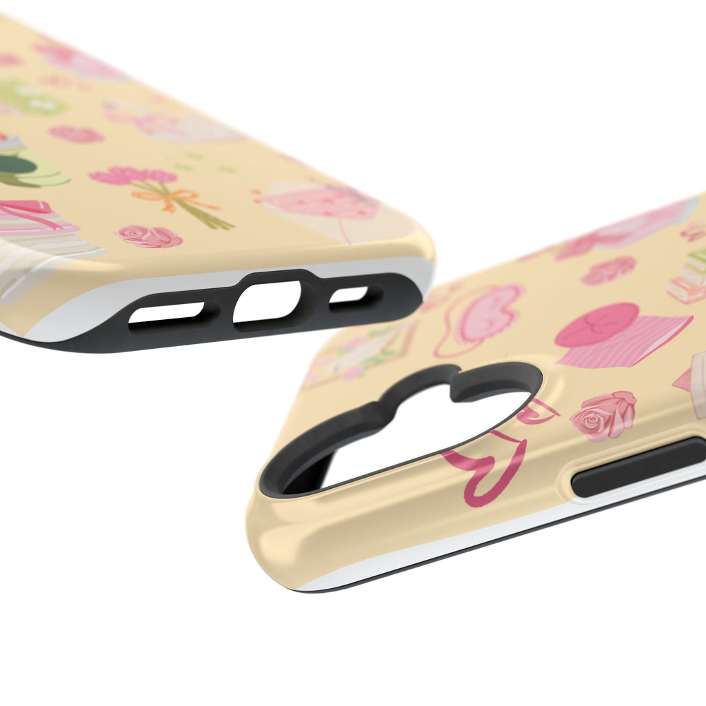 Pastel Kawaii Phone Case — Cute Gift Icons (Magnetic, Impact‑Resistant)