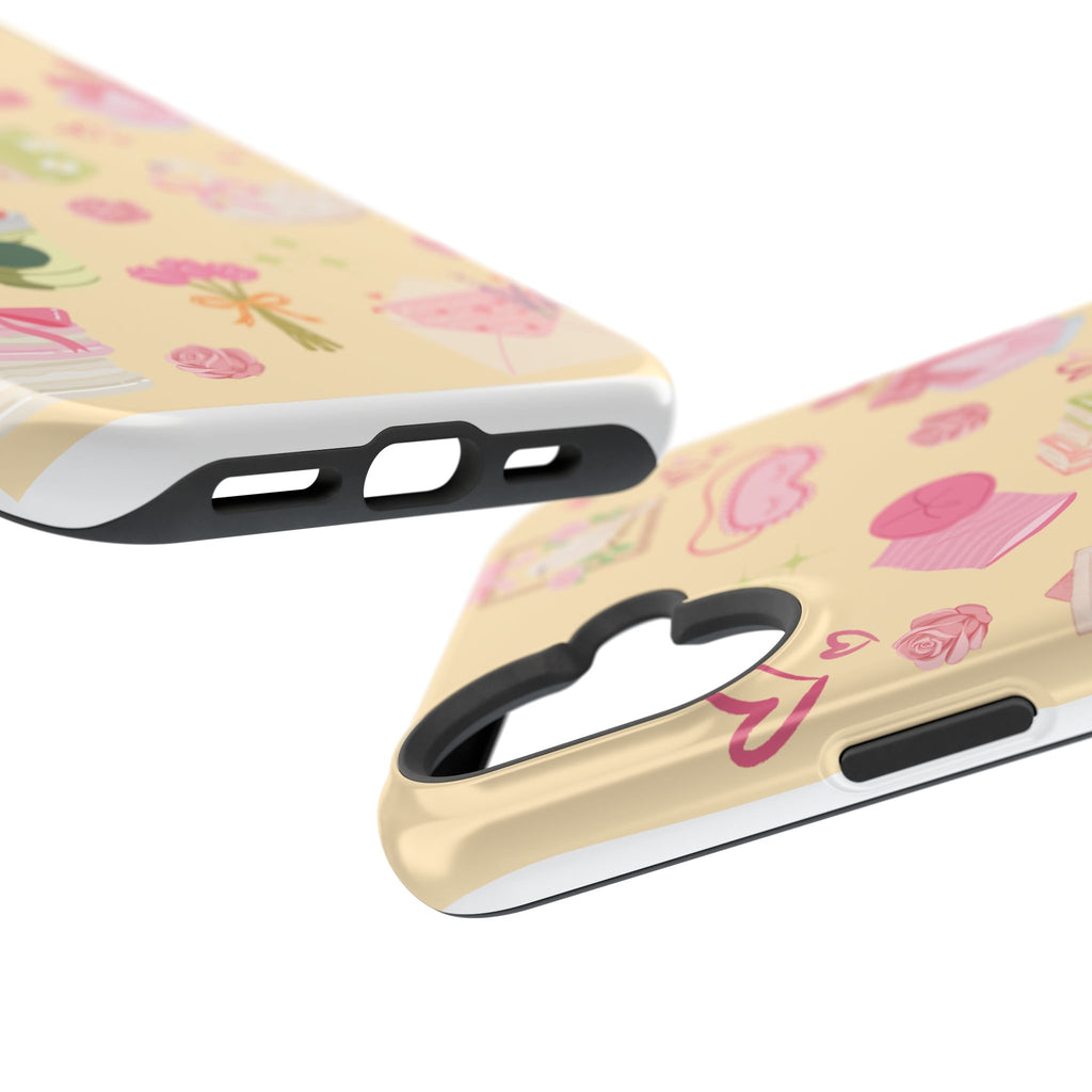 Pastel Kawaii Phone Case — Cute Gift Icons (Magnetic, Impact‑Resistant)