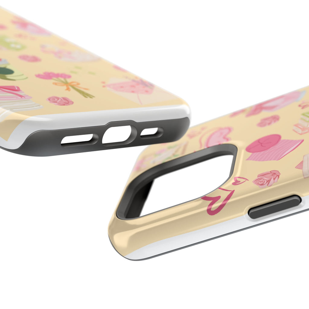 Pastel Kawaii Phone Case — Cute Gift Icons (Magnetic, Impact‑Resistant)