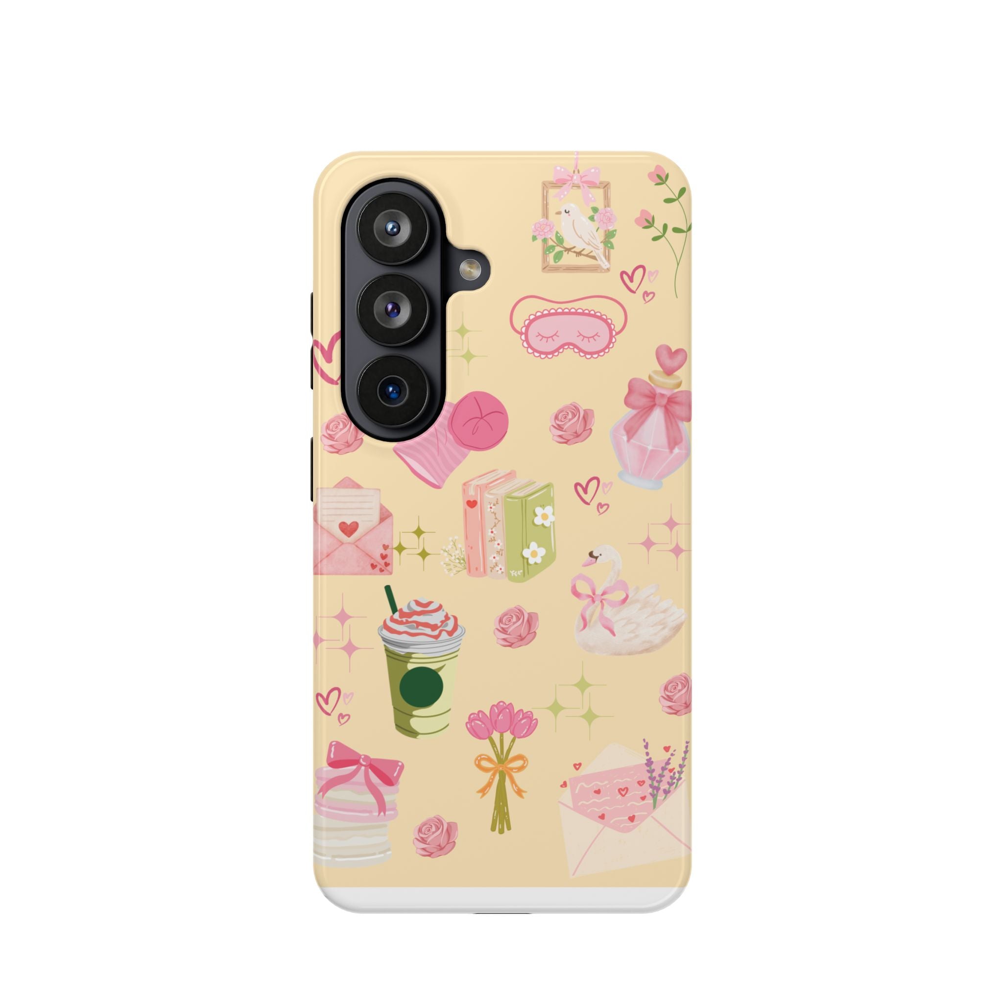 Pastel Kawaii Phone Case — Cute Gift Icons (Magnetic, Impact‑Resistant)