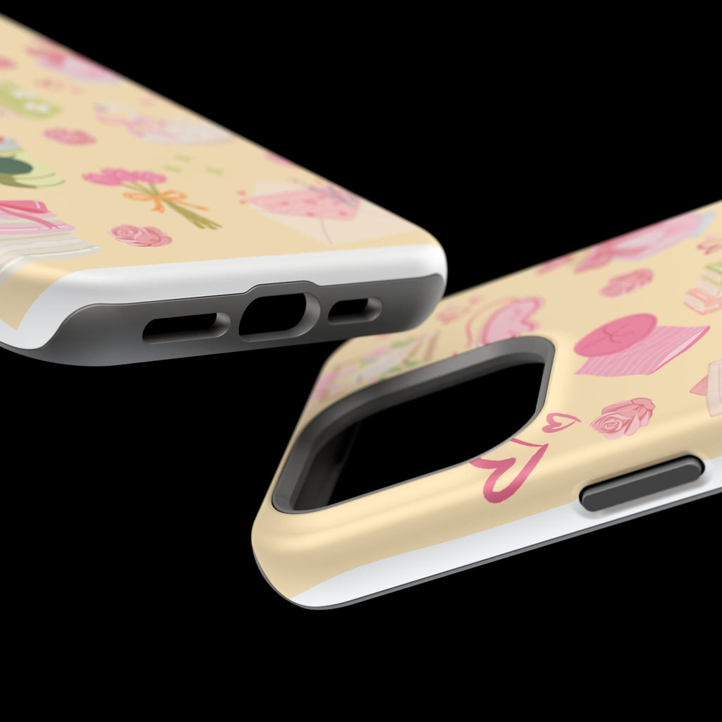 Pastel Kawaii Phone Case — Cute Gift Icons (Magnetic, Impact‑Resistant)