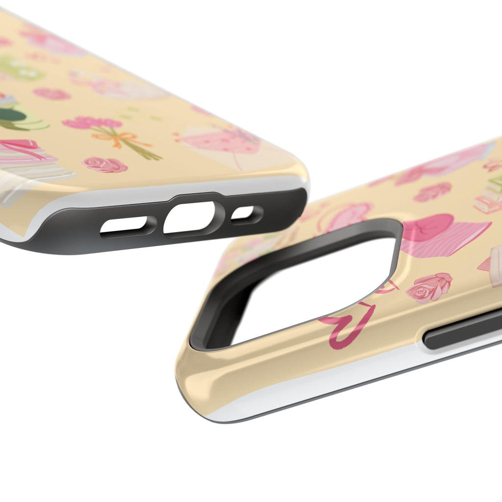 Pastel Kawaii Phone Case — Cute Gift Icons (Magnetic, Impact‑Resistant)
