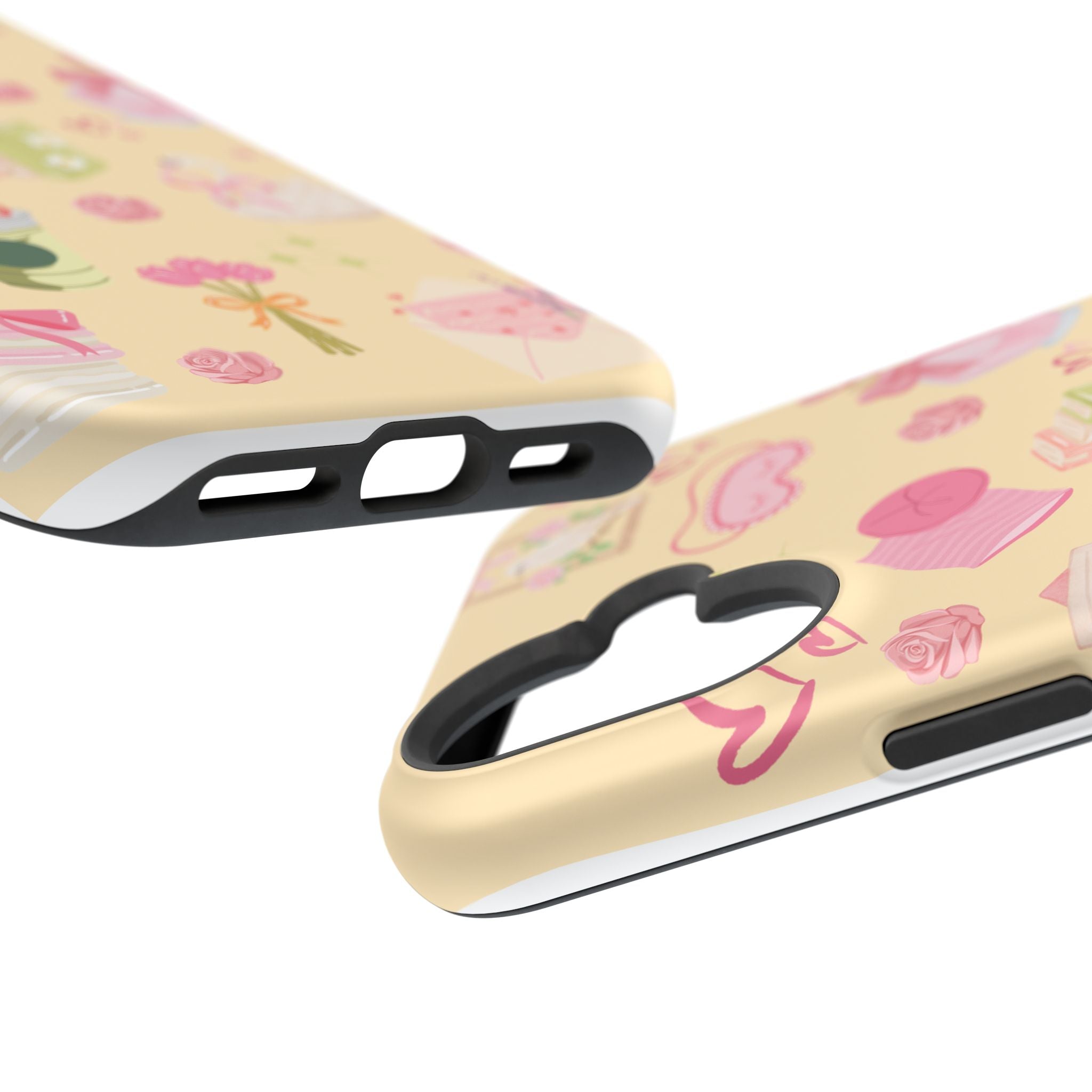 Pastel Kawaii Phone Case — Cute Gift Icons (Magnetic, Impact‑Resistant)