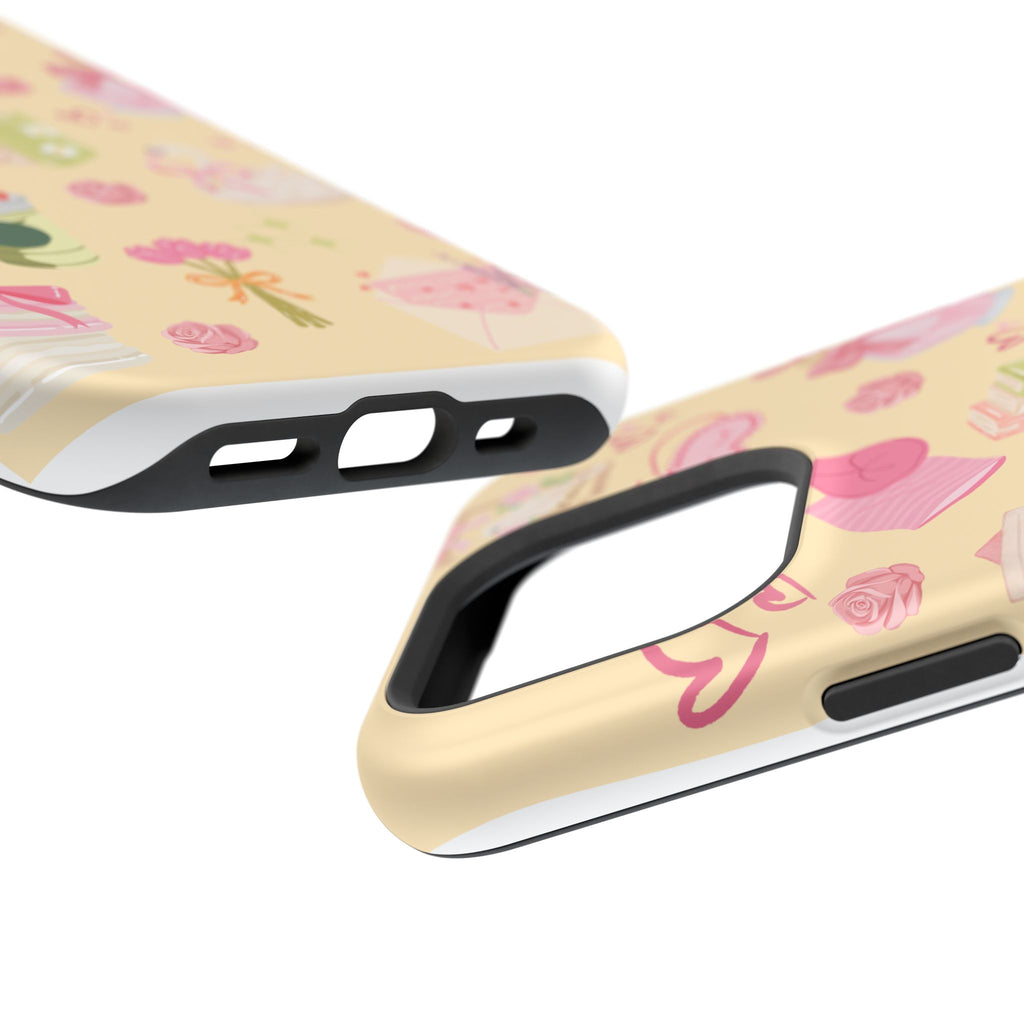 Pastel Kawaii Phone Case — Cute Gift Icons (Magnetic, Impact‑Resistant)