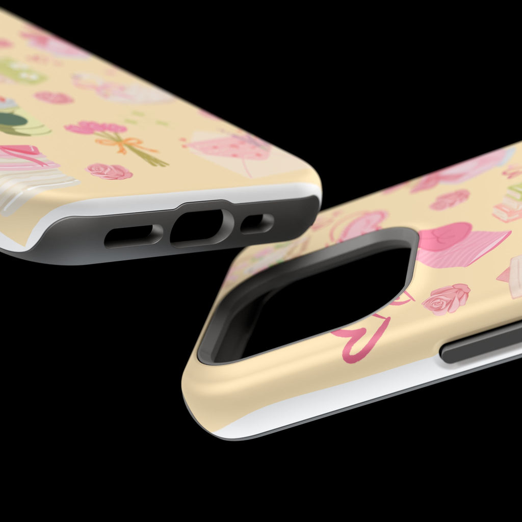 Pastel Kawaii Phone Case — Cute Gift Icons (Magnetic, Impact‑Resistant)