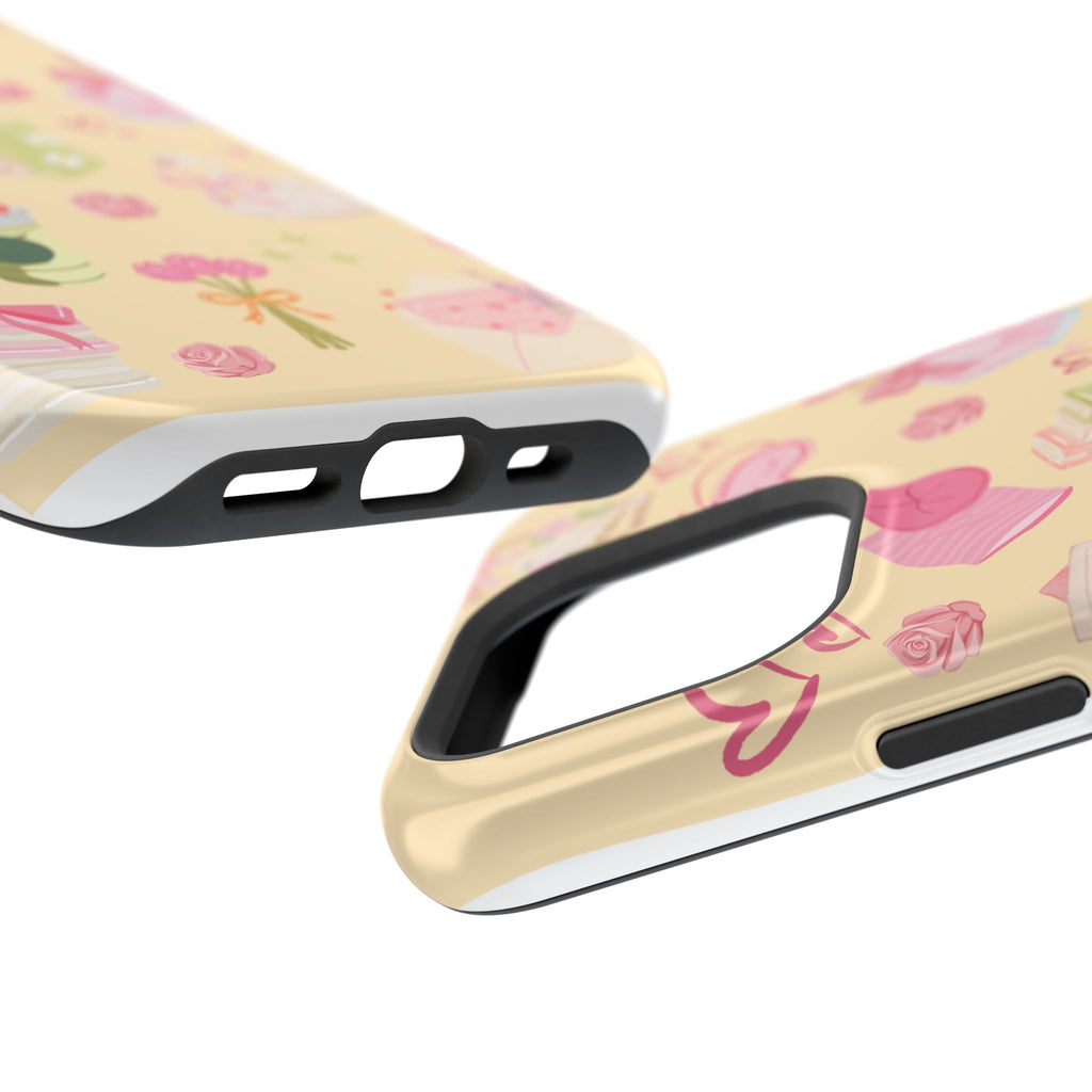 Pastel Kawaii Phone Case — Cute Gift Icons (Magnetic, Impact‑Resistant)